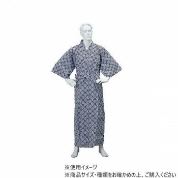 神戸生絲 紳士スタンダード/ガーゼねまき(付袖)LL No.38 コン 幾何柄 神戸生絲 紳士スタンダード/ガーゼねまき(付袖)LL No.38 コン 幾何柄