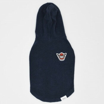 （ペット） Manhattan WalkyTime! パイル フーディー ネイビー BM LFW137