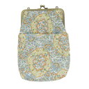 Ripple×LIBERTY がま口2WAY ショルダーバッグ ペイズリー イエロー GA29-LI008