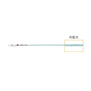 ファッションのアクセントにもなるメガネチェーンファッションのアクセントにもなるメガネチェーンです。※チェーンの長さは、片側のゴム輪の先端から反対側のゴム輪の先端までを計測したサイズです。サイズ長さ:約70cm個装サイズ：8.0×8.0×1.0cm重量個装重量：10g素材・材質ガラスビーズ生産国中国fk094igrjs