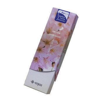 日本の春をイメージした桜の香り消臭効果のあるお香。やさしい花の香りで幅広く愛されているシリーズ。天然消臭成分フラボノイドを配合していますので、気になるニオイを消しながら爽やかなお花の香りが広がるインセンス。煙が少ない「微煙」タイプです。内容量約100本サイズ約13.5cm個装サイズ：16×5×3cm重量個装重量：59g素材・材質椰子殻炭、椨皮粉、香料類、天然消臭剤仕様煙の量:かなり少ない燃焼時間:約20分生産国日本fk094igrjs