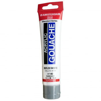 アムステルダム アクリリックガッシュ 70ml　リフレックス　ホワイト　AAG70 140　449719