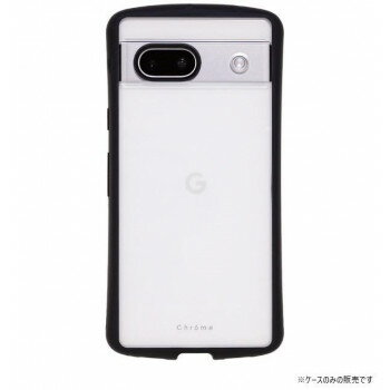 Chrome-CLEAR GooglePixel8a専用背面型ケース ブラック GP8a-CHC02