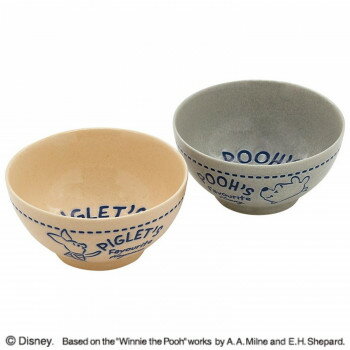 三郷陶器 ディズニー ラブ・トゥ・グロー プーさん ペアボウルセット 3533-01(3)