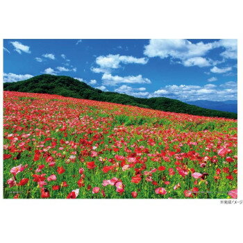 ジグソーパズル 108ラージピース 天空のポピー 秩父高原牧場(埼玉) 01-2089