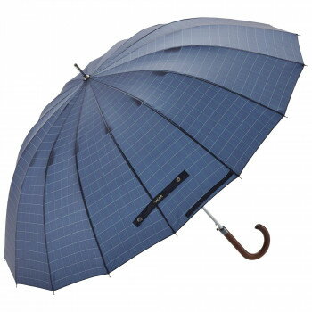 16本骨なのでとっても丈夫ワンタッチでスムーズに開く事が出来ます。16本骨で強い雨の日でも壊れにくい耐久性の高さがポイントです。※サイズは目安となります。※仕様、デザインは予告なく変更する事がございます。※製造工程の関係上、記載のサイズ・重...