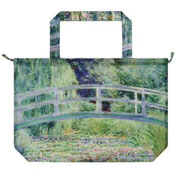 ユーパワー 名画レインバッグカバー モネ「睡蓮の池と日本の橋」 AU-01014