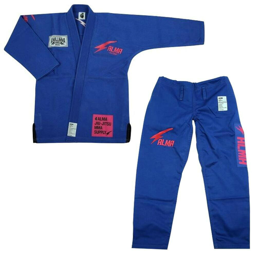 ALMA アルマ THUNDER サンダー JIU-JITSU WEAR A3 青 JU7-A3-BU