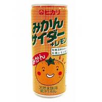 光食品　みかんサイダー+レモン(有機みかん・レモン使用)×30缶
