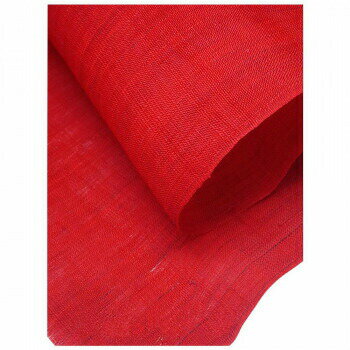 本麻無地のれん 石榴色 約巾88×丈120cm
