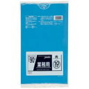 TM91 業務用ポリ袋 90L(0.04)青 30冊入