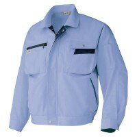 アイトス 長袖ブルゾン ミストバイオレット×ネイビー 3L 6321