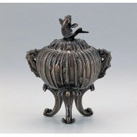 竹中銅器 香炉 鯉の滝登り香炉 120-08 竹中銅器 香炉 鯉の滝登り香炉 120-08