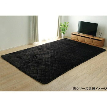 こたつ敷き布団 長方形 幅広ラグ 約220×400cm ブラウン 6026219