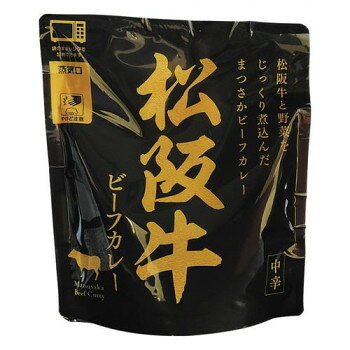 電子レンジ対応の松阪牛の旨味あふれるビーフカレー松阪牛とじゃがいも・玉ねぎ・人参をじっくり煮込んだ、ビーフカレーです。袋の封を切らず、そのまま電子レンジで温めてお召し上がりいただけます。※北海道・沖縄・離島への配送は別途料金がかかります。※蒸気口があります。やけどにご注意ください。内容量170gサイズ個装サイズ：27×28×17cm重量個装重量：5800g仕様賞味期間：製造日より540日セット内容30個生産国日本栄養成分【1人前(170g)当たり】エネルギー:157kcalたんぱく質:4.0g脂質:8.7g炭水化物:16.3g食塩相当量:2.3g原材料名称：カレー野菜(じゃがいも(国産)、玉ねぎ、人参)、牛肉(三重県産)、豚脂、小麦粉、砂糖、果実ペースト(マンゴー、りんご)、食塩、カレー粉、トマトペースト、ビーフエキス、トマトピューレ、チャツネ、大豆たん白、食用植物油脂、野菜ペースト(生姜、にんにく)、香辛料、オニオンパウダー、還元水あめ、酵母エキス、ガーリックパウダー着色料(カラメル、ココア)、増粘剤(加工でん粉)、調味料(アミノ酸等)、乳化剤、酸味料、香料、(一部に小麦・牛肉・大豆・りんごを含む)アレルギー表示小麦、牛肉、大豆、りんご（原材料の一部に含んでいます）保存方法直射日光を避け、涼しい所に保存してください。製造（販売）者情報販売者:有限会社伊藤牧場+IH三重県津市一志町高野1168製造者:株式会社アール・シー・フードパック愛媛県西予市宇和町卯之町2-575fk094igrjs