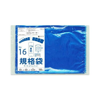 食品対応で保存袋としても使用可能低密度ポリエチレンのツルツル素材の規格袋16号です。食品取扱い現場で異物混入対策として使用できる青半透明です。0.03mm厚で商品の仕分けや梱包に役立ちます。A3サイズが入るくらいの大きさです。食品対応の袋なので、保存袋としても使用できます。厚生労働省が定める検査基準に適合し、食品に悪影響を及ぼす有害物質が含まれないことを証明しています。(検査機関:一般社団法人 新日本検定協会)食品衛生法・食品、添加物等の規格基準(昭和34年厚生省告知第370号)に適合しています。RoHS指定適合商品です。※お届けが法人の場合は、お届け先の住所に法人名(屋号)の記載をお願いいたします。※北海道・沖縄・離島へのお届けは別途送料が発生いたします。サイズW340×H480×厚み0.030mm個装サイズ：25×37×28cm重量個装重量：16300g素材・材質LDPE仕様カラー:青(半透明)RoHS指定適合商品セット内容100枚×20冊生産国ベトナムfk094igrjs