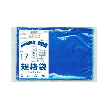 食品対応で保存袋としても使用可能低密度ポリエチレンのツルツル素材の規格袋17号です。食品取扱い現場で異物混入対策として使用できる青半透明です。0.03mm厚で商品の仕分けや梱包に役立ちます。ボックスティッシュ(5個)が入るくらいの大きさです。食品対応の袋なので、保存袋としても使用できます。厚生労働省が定める検査基準に適合し、食品に悪影響を及ぼす有害物質が含まれないことを証明しています。(検査機関:一般社団法人 新日本検定協会)食品衛生法・食品、添加物等の規格基準(昭和34年厚生省告知第370号)に適合しています。RoHS指定適合商品です。※お届けが法人の場合は、お届け先の住所に法人名(屋号)の記載をお願いいたします。※北海道・沖縄・離島へのお届けは別途送料が発生いたします。サイズW360×H500×厚み0.030mm個装サイズ：25×38×28.5cm重量個装重量：17900g素材・材質LDPE仕様カラー:青(半透明)RoHS指定適合商品セット内容100枚×20冊生産国ベトナムfk094igrjs