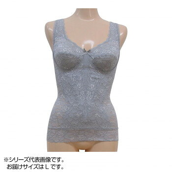補正下着キャミソール美しさと快適さ、そして高いフィット感が特徴の補正下着です。※この商品はアンダーバスト基準でお選びください。※モニターの設定などにより、実際の商品と色味や素材の見え方が異なる場合がございます。サイズ個装サイズ：28×15×3cm重量個装重量：150g素材・材質身生地:ナイロン75%、ポリウレタン25%レース部:ナイロン76%、ポリエステル12%、レーヨン12%仕様・フルカップタイプ・カップ受け有り・胸元にパールリボン1個・ワイヤー、ボーン無し・丸パット付き(ポリエステル100%)・手洗い可・特許4408130号・意匠登録1313865号生産国日本バスト90〜98cmアンダーバスト75〜85cmfk094igrjs