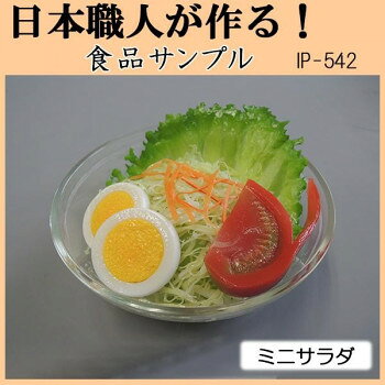 日本職人が作ったリアルな食品サンプル♪茹で卵とトマトも鮮やか。見ているだけでお腹が空いてしまうほどのクオリティ!!店舗での展示はもちろん、食品サンプル好きにはたまらない商品です。※食器と食品サンプルは取り外せません。サイズΦ130×55mm個装サイズ：16.0×21.0×5.5cm重量180g個装重量：180g素材・材質塩化ビニール、アクリル生産国日本fk094igrjs