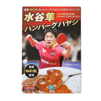 フリーデン　やまと豚使用　水谷隼ハンバーグハヤシ　220g　10個セット 06010343
