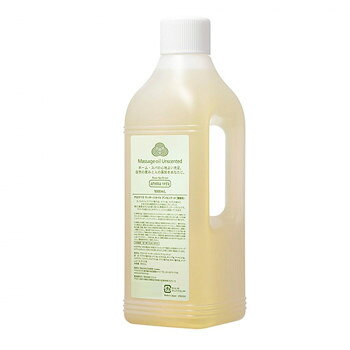 日本香堂 アロマベラ マッサージオイル アンセンテッド (詰替え用) 1000ml 注ぎキャップ付 89355
