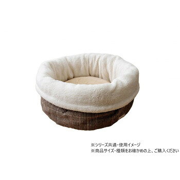 バラン ペットクッション スクエアL 54×37cm ブラウン 1410320025626