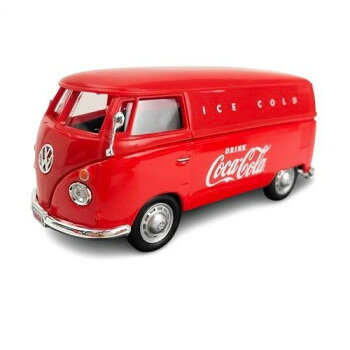 Coca-Colaカーゴバンのミニカーフォルクスワーゲンが1950年から生産、販売している商用車モデルの1/43スケールで再現したミニカーです。サイズ個装サイズ：14.0×8.3×6.1cm重量個装重量：150g素材・材質ダイキャスト製仕様1/43スケール生産国中国fk094igrjs