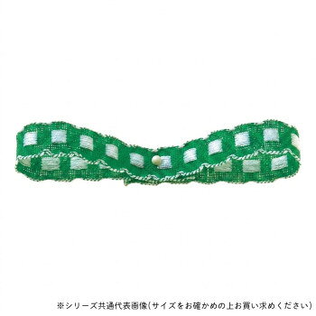 かわいらしいチロルリボン白のステッチがかわいらしいチロルリボンです。サイズ10mm×15m個装サイズ：10×10×6cm重量個装重量：55g素材・材質ポリノジック(レーヨン系)・ポリエステル生産国日本fk094igrjs
