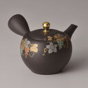 昭萠黒泥丸型ブドウ一珍急須 Y82