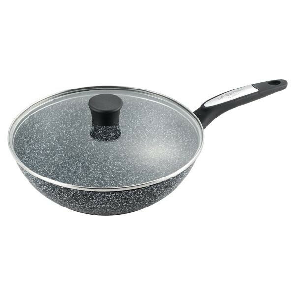 Ih/Gas Compatible - 『落合 務』IH対応ベーネマーブル炒め鍋28cm LB-184