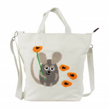 レオレオニ　サガラ刺繍2WAYバッグ　フレデリック　CKLL027-1