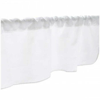 カフェカーテン モノトーン 白 800×450mm 41782