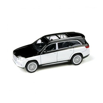 JADI メルセデス マイバッハ GLS 600 20 ブラック/ホワイト RHD 1/64スケール PA65306