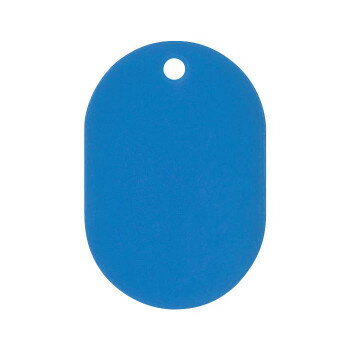 ORIONS　プラスチック番号札(大)　無地　50枚入り　ブルー　NO.16C-B