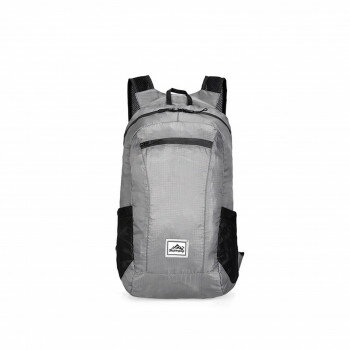 撥水ポータブルアウトドアバッグ グレー