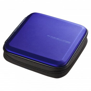 サンワサプライ ブルーレイディスク対応セミハードケース 24枚収納 ブルー FCD-WLBD24BL