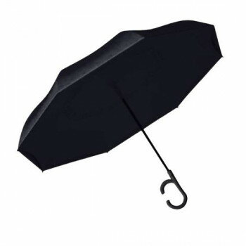 中谷 傘 逆さ傘 ブラック Amane 長傘 815-021