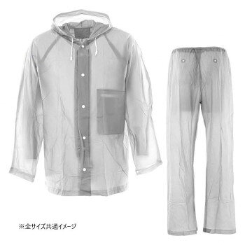 おすすめ塩化ビニル使用のオーソドックスタイプのレインスーツです。サイズ胸囲:78〜86、身長:155〜160、胴囲:66〜74cm個装サイズ：3×17×23cm重量個装重量：360g素材・材質塩化ビニル樹脂仕様・防水加工・パーカーフード・パンツに空気穴付き生産国中国fk094igrjs