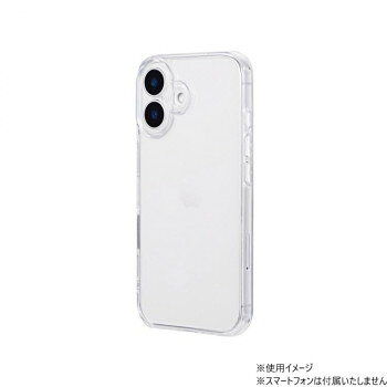 MSソリューションズ iPhone16 UTILO Hybrid 精密設計耐衝撃ハイブリッドケース クリア LN-IM24CTHZCL (2113532)