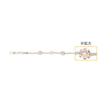 ファッションのアクセントにもなるメガネチェーンファッションのアクセントにもなるメガネチェーンです。※チェーンの長さは、片側のゴム輪の先端から反対側のゴム輪の先端までを計測したサイズです。サイズ長さ:約70cm個装サイズ：8.0×8.0×1.0cm重量個装重量：12g素材・材質ガラスビーズ生産国中国fk094igrjs