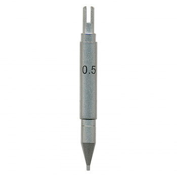 SE・QB穂替コンパス用部品です。SE・QB穂替コンパス用ノック式アタッチメントです。※本商品のみではご使用できません。サイズ長さ:49mm個装サイズ：9×4×1cm重量個装重量：8g生産国日本fk094igrjs