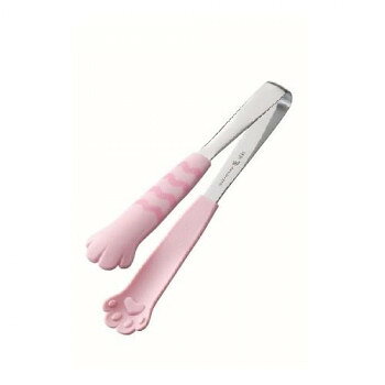 田辺金具 卓上トング きゃっちだにゃん 桃しま