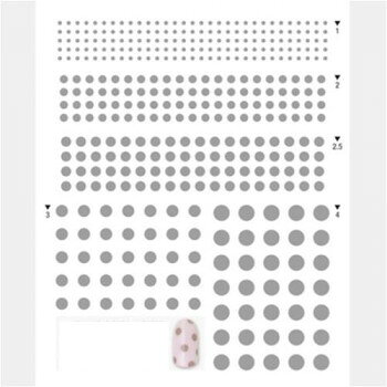 TSUMEKIRA(ツメキラ) ネイルシール es シアードット 黒 ES-DOT-009