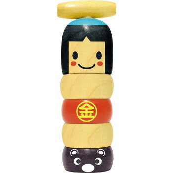 オススメの商品です(AZ)かわいい金太郎の絵が描かれただるまおとしです。サイズ約φ40×107mm個装サイズ：15.5×3×2.8cm重量約48g個装重量：41g素材・材質樺生産国中国fk094igrjs