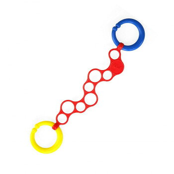 おすすめベビーカーなどにおもちゃを取り付けるためのストラップです。網目状の形状が赤ちゃんにも握りやすく、つかみごこちも柔らかです。サイズ6×0.5×30cm個装サイズ：30.2×14.4×1.4cm重量個装重量：40g素材・材質ポリウレタン、ポリプロピレン仕様対象年齢:0か月〜安全基準:CE※本製品は玩具ではないため子供PSCマーク対象外です生産国中国fk094igrjs