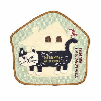 クスグルジャパン クスグルアクセントマット マチルダさん チェアマット グリーン 25-8067