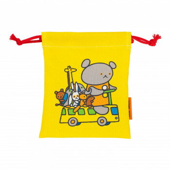 こぐまちゃん　巾着(小)　バス　CKKC007