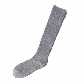 神戸生絲　コベス　紳士ふくらはぎ楽らく(毛混)ハイソックス24-27cm 5910 グレー