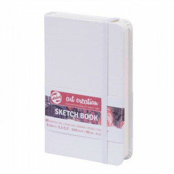 ターレンス アートクリエーションスケッチブック　ホワイト　9×14CM　T9314-101M 407188