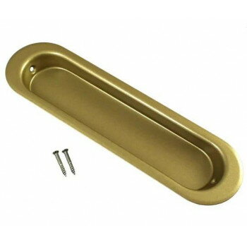 宇佐美工業 17233　戸引手　皐月フラッシュゴールド　150mm　1個入